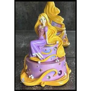 Mystic Princess w Glitter Gown on Gem Base | Fairytale Trinket Box HTF Keepsake